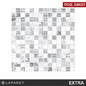 Декор Extra Мозаика серый+белый 30х30