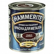 Краска HAMMERITE глад. Вишневая 0,75л