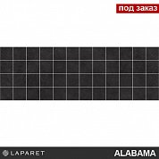 Декор Alabama мозаичный черный 20*60