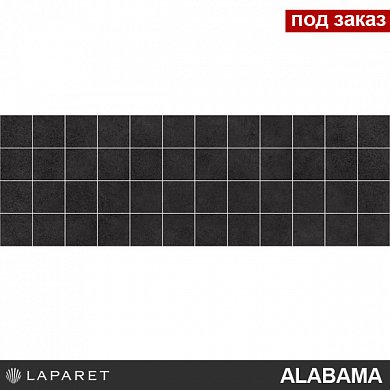 Декор Alabama мозаичный черный 20*60