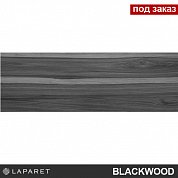 Плитка настенная Blackwood черный 25*75