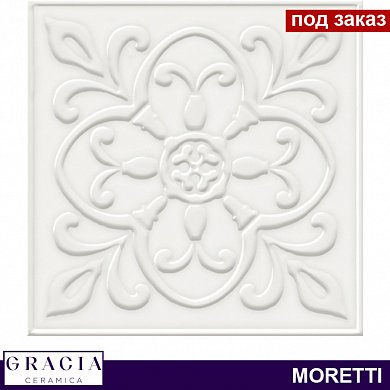 Плитка  для облиц. стен  Moretti white PG02  (200*200)