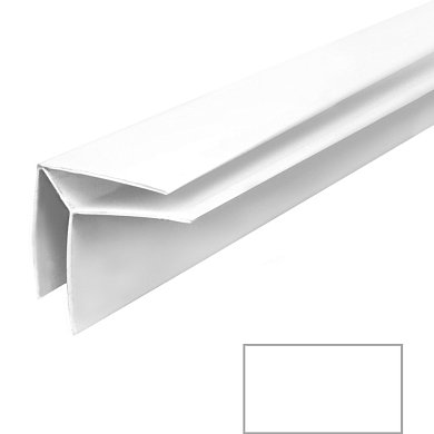 Угол наружный  для панелей Идеал Ламини 8мм 3,0м Белый Глянцевый