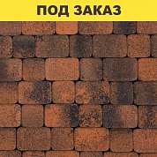 Плита тротуарная 1КО.6 М (172/115/57*115*60) гранит К н/м листопад (черный, оранжевый)/14,56м2