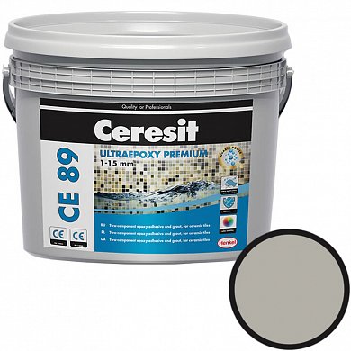 CE89  Эпоксидная затирка Ceresit 2,5кг Pearl Gray 807  