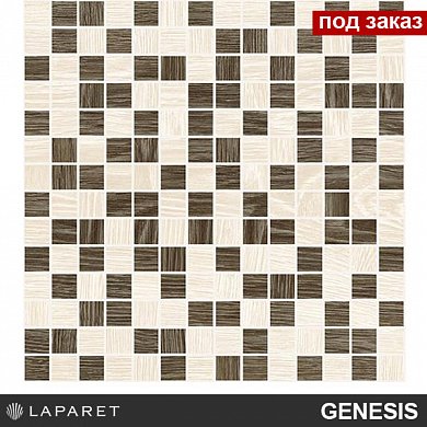 Декор Genesis Мозаика корич. + бежевый  30х30