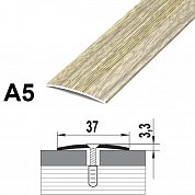 Порог-стык 37*1350мм алюминий (170 Дуб венеция)  А5