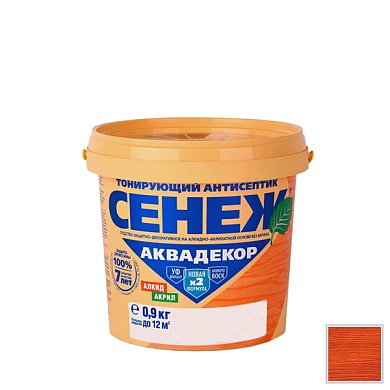 СЕНЕЖ" Аквадекор  каштан  0,9 кг