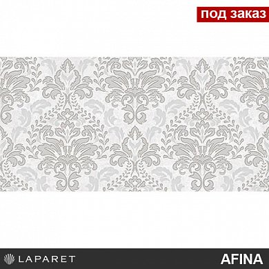 Декор Afina Damask серый 20*40