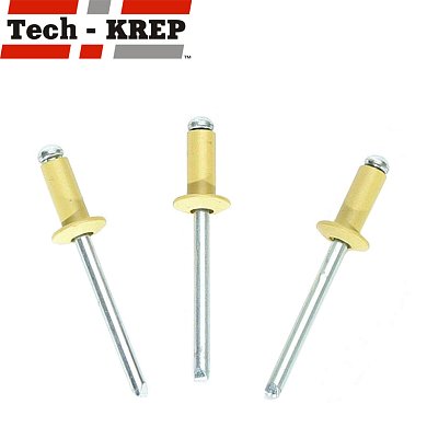 Заклепка ZK 4,8*10 слоновая кость "Тех-КРЕП"