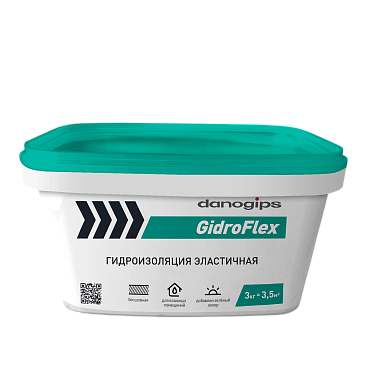 Гидроизоляция GidroFlex 3 кг