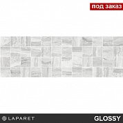 Декор мозаичный серый Glossy 20*60