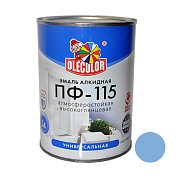 Эмаль алк. ПФ-115 Светло-голубая&nbsp;&nbsp;1,8кг "Олеколор" 