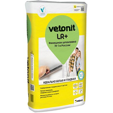 Vetonit LR+. Шпаклевка финишная, 20кг