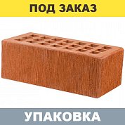 Кирпич Красный "Бархат" облицовочный (1.4NF) г.Железногорск (352 шт.)