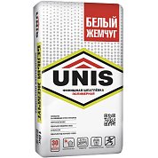 БЕЛЫЙ ЖЕМЧУГ. Шпатлевка полимерная финишная, 18кг. Unis