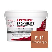 Litokol EPOXYELITE / 2 кг. Эпоксидная затирка + клей для различных видов облицовки. "E.11 ЛЕСНОЙ ОРЕХ"