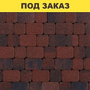 Плита тротуарная 1КО.6 М (172/115/57*115*60) гранит К н/м листопад (черный, красный)/14,56м2