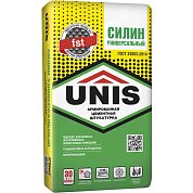 СИЛИН УНИВЕРСАЛЬНЫЙ. Штукатурка армированная цементная, 25 кг. Unis