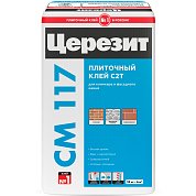 CM 117. Клей для плитки универс, 25 кг. Церезит