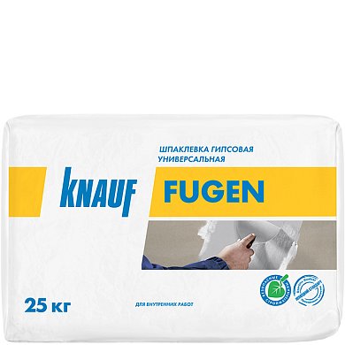 FUGEN. Шпаклевка гипсовая универсальная, 25кг. Knauf