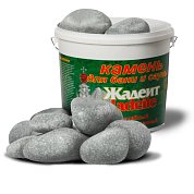 Камень Жадеит "Черный принц" шлифованный&nbsp;&nbsp;(ведро 20 кг)