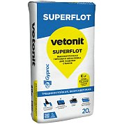 Vetonit SUPERFLOT. Высокопрочная гипсовая шпаклевка для стыков, 20кг. Gyproc