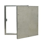 Люк под плитку ВИЗИТ, алюминиевый распашной (50х50). "Шаркон"