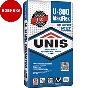U-300 MaxiFlex. Эластичный армированный клей для деформирующихся оснований, 25 кг. Unis