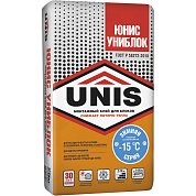 ЮНИС УНИБЛОК зимний. Монтажный клей для блоков, 25 кг. Unis