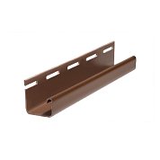 J-профиль к фасадной панели "FineBer" 3м коричневый 