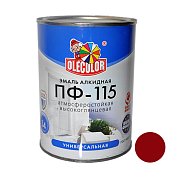 Эмаль алк. ПФ-115 Вишневая  0,8кг "Олеколор" 