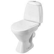 Унитаз-компакт Римини с диагональным выпуском, эконом- 2 реж., полипропилен, 1WH501523. Santek