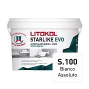 Эпоксидный состав для затирки мозаики и керамической плитки STARLIKE EVO BIANCO ASSOLUTO 2.5кг