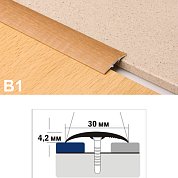 В1 Л&nbsp;&nbsp;90 ольха упак. с держ. (Профиль алюм)