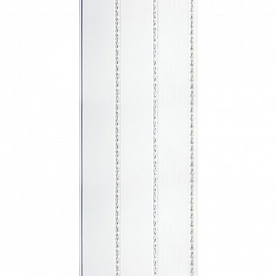 Панели ПВХ Крона Пласт потолочная 3,0*0,24*8 мм  3-х секц.серебро  Ал