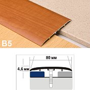 В5 Л&nbsp;&nbsp;90 клен. упак. с держ. (Профиль алюм)