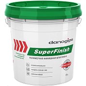 SuperFinish. Полимерная финишная шпатлевка, 28кг (17л). Danogips