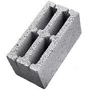 Керамзитобетонный 4-х пустотный блок М-100 (390*190*188) п.Строитель