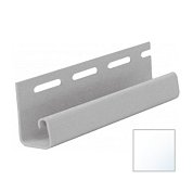 J - профиль FineBer белый  3,05 м 