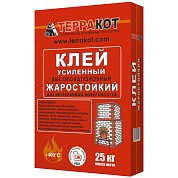 Клей усиленный "Терракот" жаростойкий 25 кг