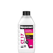 CT 17 CONCENTRATE. Грунтовка-концентрат глубокого проникновения, 1л. Церезит