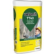 Vetonit TT40. Штукатурка цементная универсальная, 25 кг