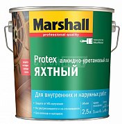 Лак Яхтный глянц.  PROTEX  2,5л Маршал