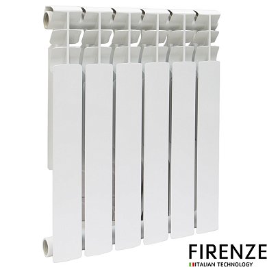 Радиатор биметаллический FIRENZE FB21(20), 500х80, 6 сек.