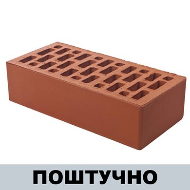 Кирпич Красный облицовочный (одинарный) г.Тула BRAER