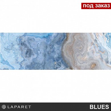 Плитка настенная Blues голубой 25*75