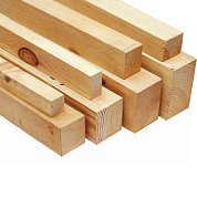 Брусок сухой строганный профилированный 20*20 мм L=3м 