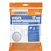 Фибра полипропиленовая, 12 мм (600 гр). 4 WALLS