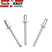 Заклепка ZK&nbsp;&nbsp;4,0*16 сталь - сталь "Тех-КРЕП"